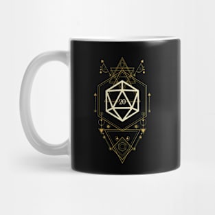 Dice Collector's D20 Dice Sacred Symbol Mug